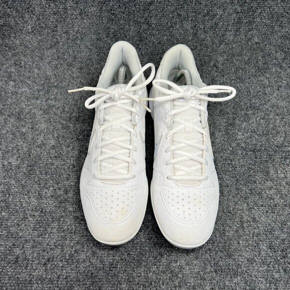 Nike Alpha Huarache Varsity Low Baseball‎ Cleats Men's 9.5 White Athletic Shoes - Picture 3 of 12